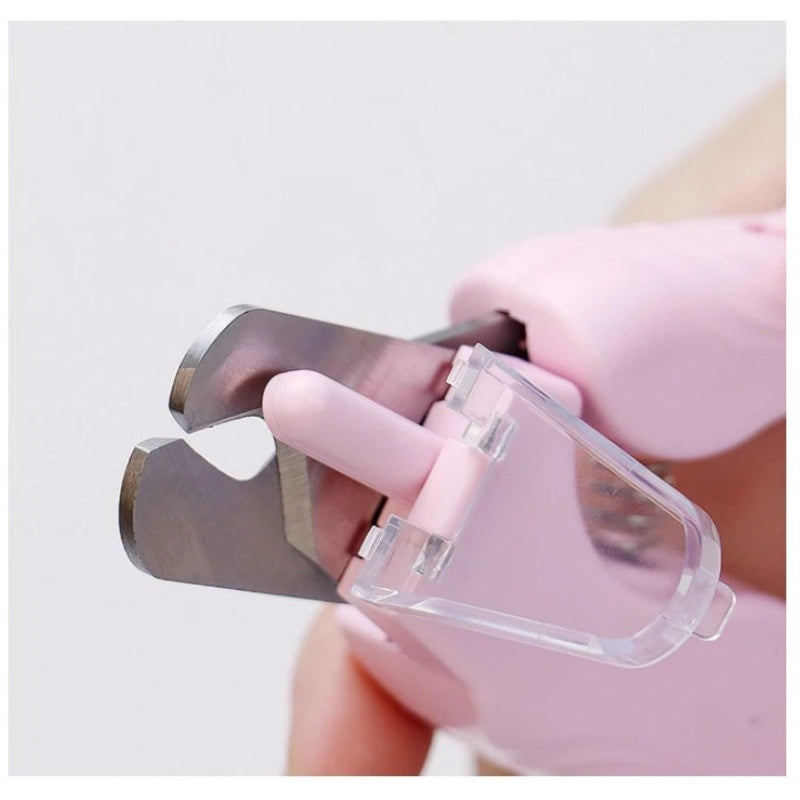 2-in-1 Pet Nail Trimmer & Grinder — LED Light Nail Clipper for Dogs & Cats