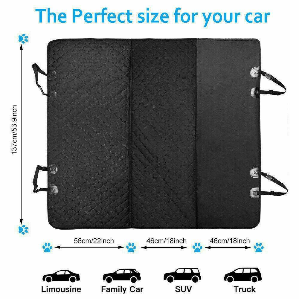 Dog Car Seat Cover — Waterproof Back Seat Protector for Dogs
