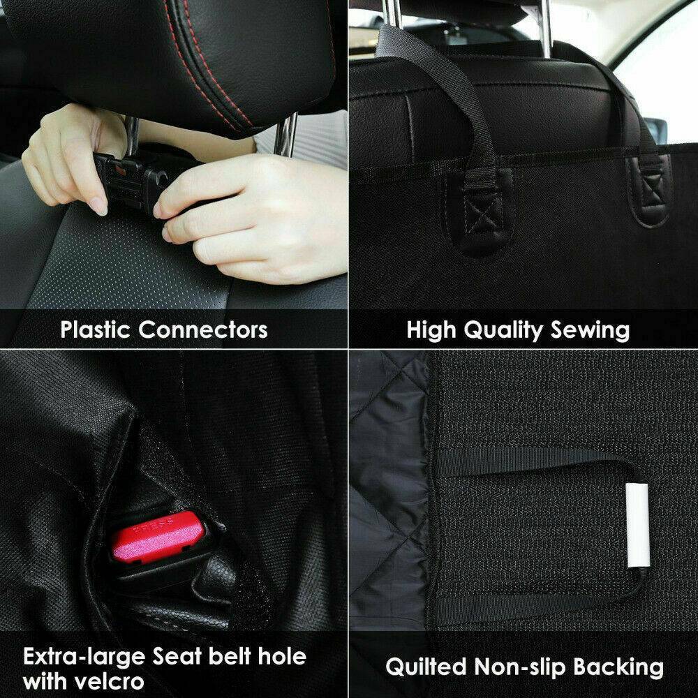 Dog Car Seat Cover — Waterproof Back Seat Protector for Dogs