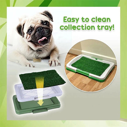 Indoor Dog Toilet Training Mat — Grass Potty Pad for Puppies & Small Dogs