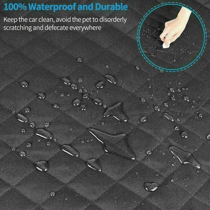 Dog Car Seat Cover — Waterproof Back Seat Protector for Dogs