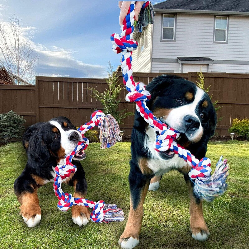 XXL Dog Rope Toy — Heavy Duty Tug of War Chew Toy for Large Dogs