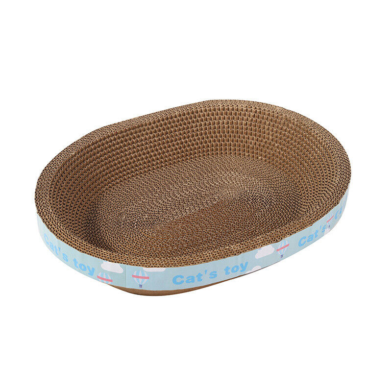 Cat Scratcher Lounge Bed — Cardboard Scratching Pad for Cats
