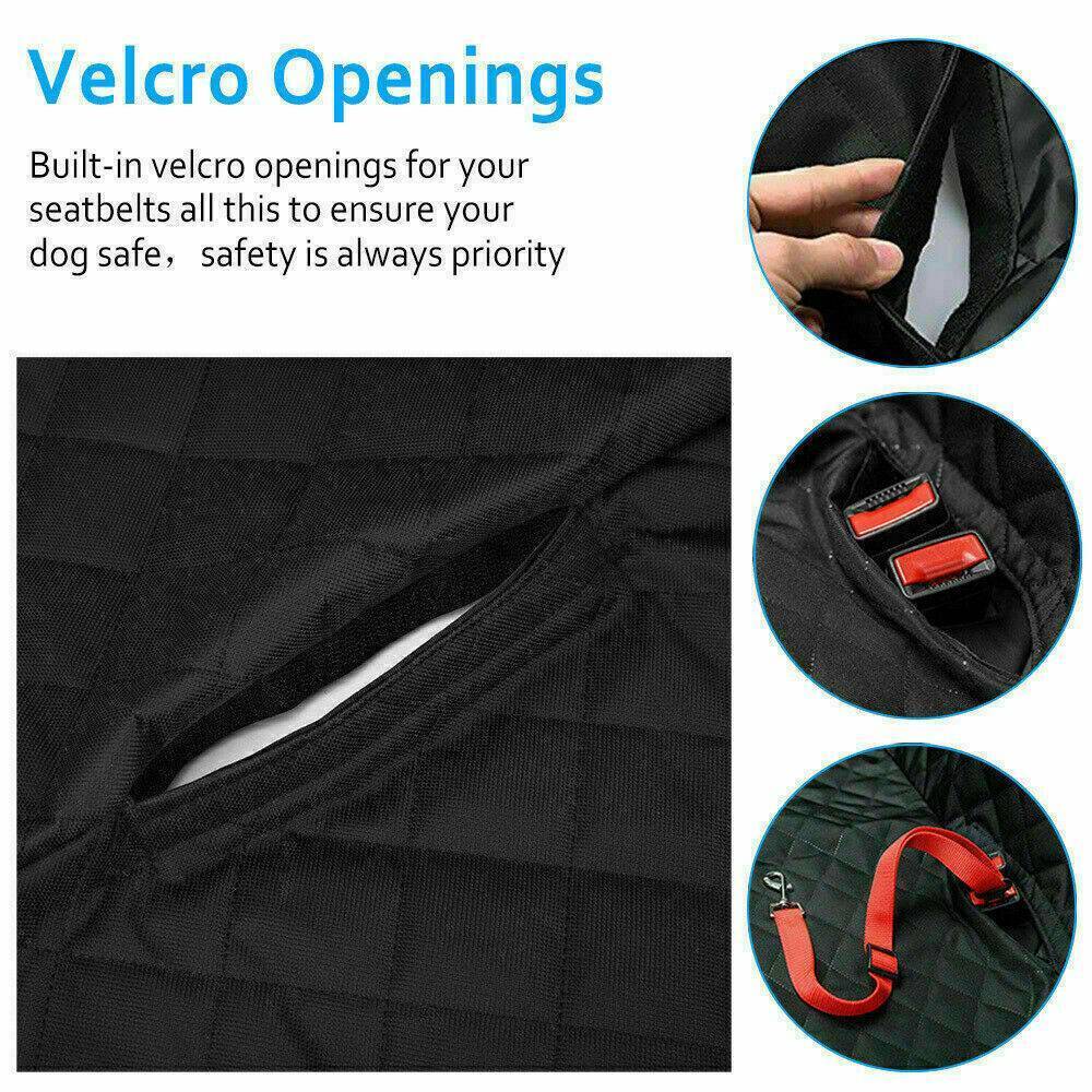 Dog Car Seat Cover — Waterproof Back Seat Protector for Dogs
