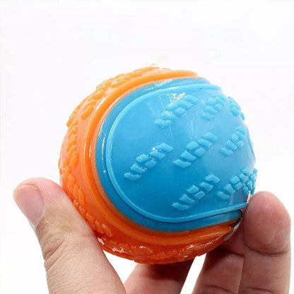 Squeaky Dog Balls — Set of 8 Colourful Chew & Fetch Toys for Dogs