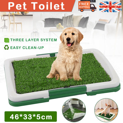 Indoor Dog Toilet Training Mat — Grass Potty Pad for Puppies & Small Dogs