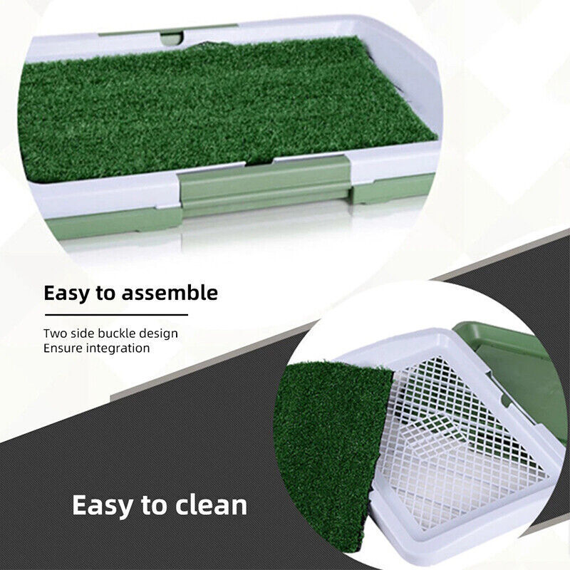 Indoor Dog Toilet Training Mat — Grass Potty Pad for Puppies & Small Dogs