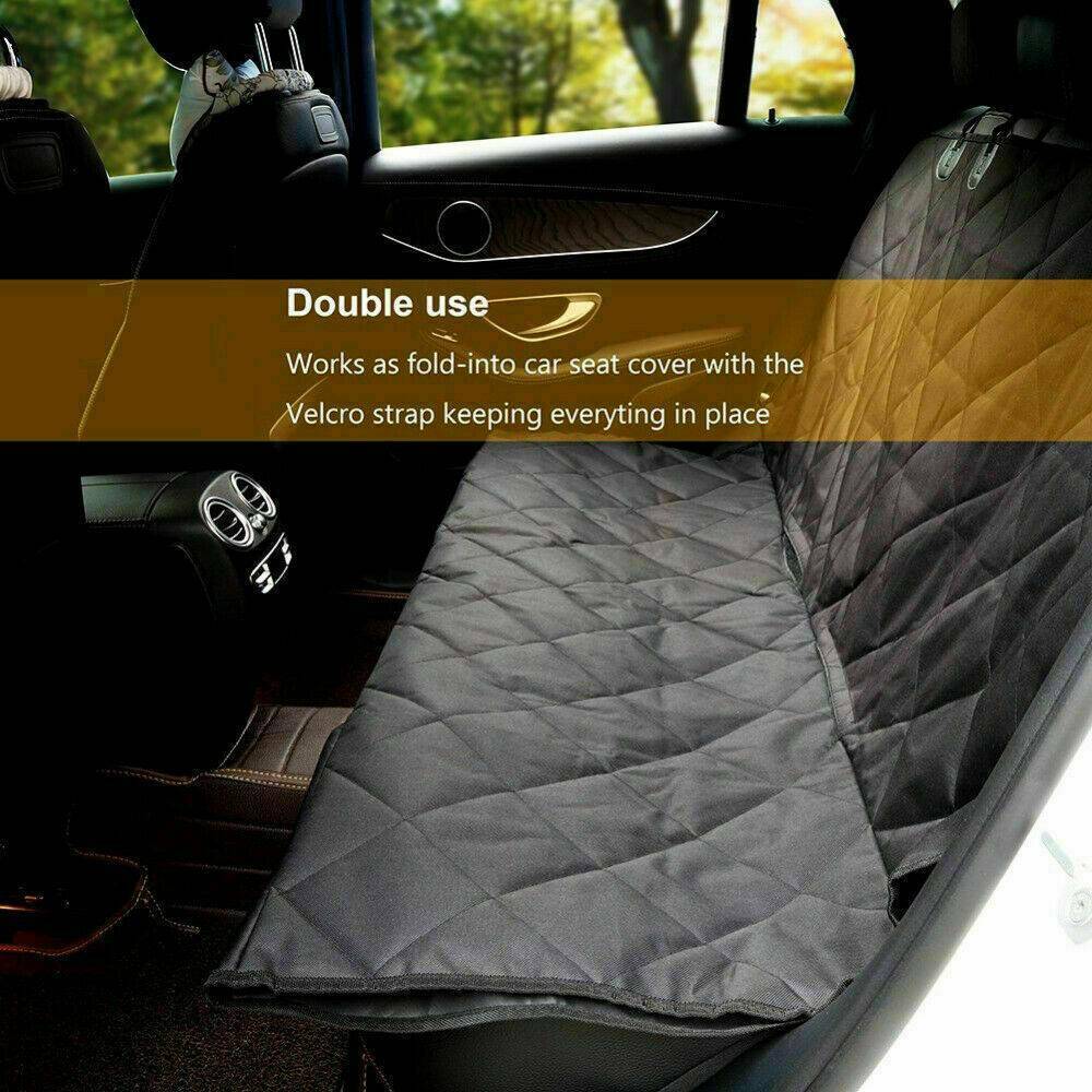 Dog Car Seat Cover — Waterproof Back Seat Protector for Dogs