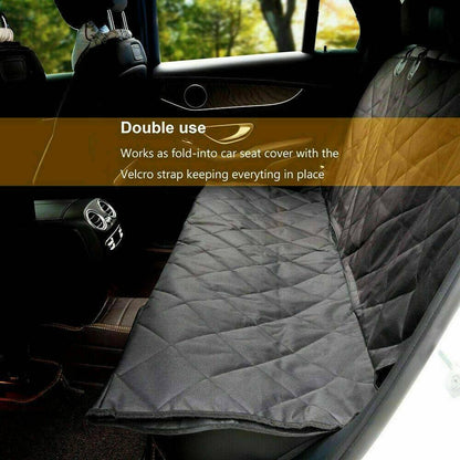 Dog Car Seat Cover — Waterproof Back Seat Protector for Dogs